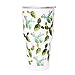YIQIGO 30 oz. Double Wall Stainless Steel Vacuum Insulation Travel Mug Crystal Clear Lid Water Coffee Cup - Works Great for Ice Drink, Hot Beverage (cactus)