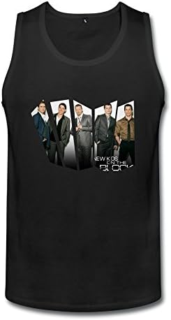 WANXIN Men's New Kids On The Block Tank Tops Size XL Black