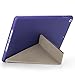 NewQiang iPad Air 2 Case with Bonus Screen Protector and Stylus - iPad 9.7 Air 2 Ultra Slim Origami Lightweight Case - Multi-Angle Standing, Auto Sleep Wake - Models A1566 A1567 (Purple)