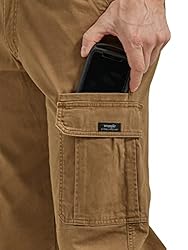 Wrangler Authentics Men's Relaxed Fit Stretch Cargo