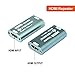 J-Tech Digital HDMI 2.0 Repeater Connecter Extender Coupler Extender Signal Booster Support 1080P, 4Kx2K@60HZ HDCP2.2/1.4 EDID Passthrough CEC HDR Bandwidth up to 18Gbps