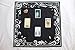 Tarot Cloth for Any Tarot Cards: Wind, Fire, Earth, Water, Large 24 Inches x 24 Inches, Black, Velvet