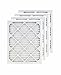 14x18x1 (13.5x17.5) MERV 8 Air Filter/Furnace Filters (6 pack)