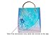 Mogor Large Hologram transparent Cable Shopper clear PVC Runway Tote IT bag