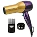 Laila Ali LADR5601 Turbo Ionic Dryer, Purple and Gold
