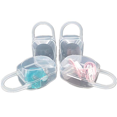 LANEYLI Pacifier Box Pacifier Shield Case Pacifier Clip Holder - Pack of 4 - Thumbnail 3