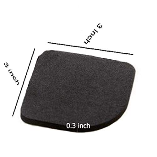 OSOF 8Pcs/Pack Multifunctional Anti-Vibration and Anti-Walk Pads Washing Machine Foot Pads Dryer Refrigerator Floor Protector, Ideal for Vibration Reduction and Shock Absorber Non-Slip