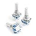 uxcell 3Pcs 6mm D Shaft 360 Degree Rotary Encoder W Push Button
