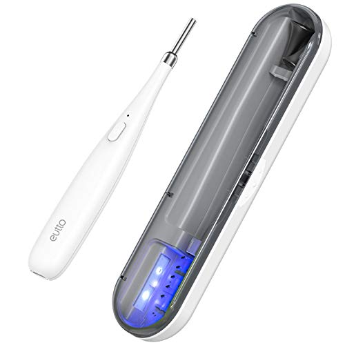 eutto Otoscope,HD Ear Camera with Gyroscope, Ear Endoscope with 6 LED Lights, Potable Case