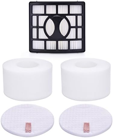 Smartide kit for Shark Rotator Pro Lift-away NV680, NV800, NV800W, NV801, NV803, UV810 Hepa Filter & Foam Filter (Containing 4 Foam Filter and 2 Hepa Filter), Compare to Part # XHF680 & XFF680