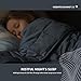 YnM Exclusive Weighted Blanket, Smallest Compartments with Glass Beads, Bed Blanket for One Person of 40lbs, Ideal for Twin Bed (36x48 Inches, 5 Pounds, Dark Grey)