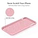 TORRAS [Love Series iPhone X Case 2017 (ONLY), Liquid Silicone Gel Rubber Shockproof Case Soft Microfiber Cloth Lining Cushion Compatible with iPhone X (2017), Pink