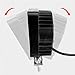Willpower 10pcs 4 Inch 27w Square Spot LED Work Light Bar for Truck Car ATV SUV 4X4 Jeep Truck Driving Lamp