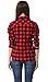 Meykiss Women's Long-Sleeve Plaid Flannel Shirt