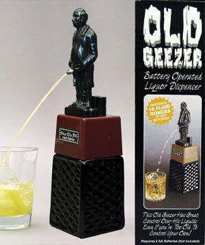 Old Geezer Liquor Dispenser by Island Dogs