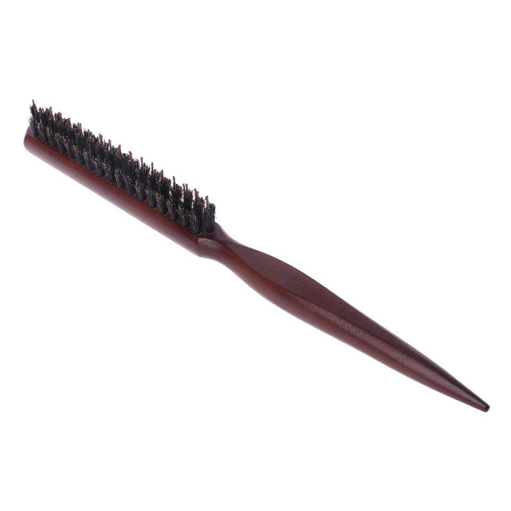 Teasing Back Hair Brush Professional Salon Wood Slim Line Comb Hairbrush Extension Hairdressing Styling Tools DIY Kit