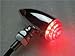 Chrome/Red LED Bullet Stop TURN SIGNAL LIGHT Motorcycle Cruiser Chopper Custom Harley Softail Dyna Sportster Honda Yamaha Suzuki Kawasaki Custom Chopper Metrics