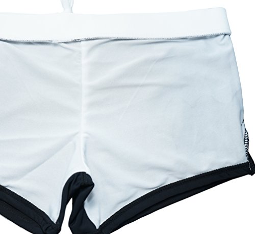 image for WUAMBO Men's Solid Swimming Shorts Fashion Swimwear #6 SkyBlue, US M w