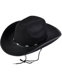 Funny Party Hats Cowboy Hat - Studded Cowboy Hat - Cowboy Costume Accessories - Western Cowboy Hat (Black Cowboy Hat)