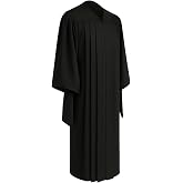 CLERKMANS Unisex Classic Masters Graduation Gown