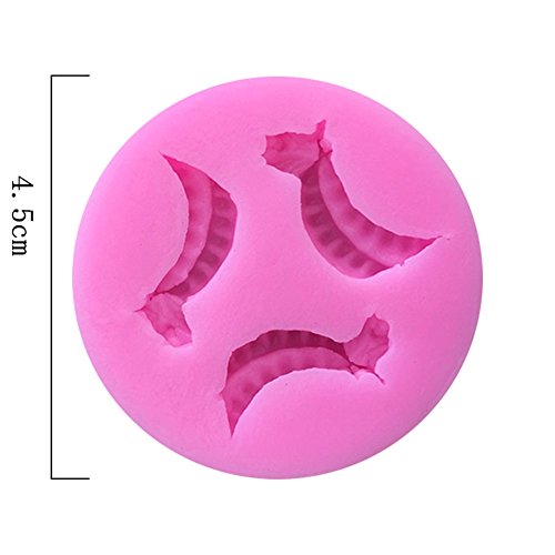 Chige Candy Mold, Silicone Baking Trays - Food Grade & BPA Free - Not Sticky Cake Decoration Mould For Mousse,Chocolate Brownie,Jelly,Ice Cream,Chiffon,Cheesecake,Fondant (Pea)