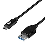 Rankie Hi-speed USB 3.1 Type C USB-C to Standard Type A USB 3.0 Data Cable for Type-C Supported Devices, 3.3-Feet