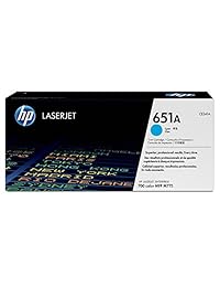 HP 651 A (CE341 A) Cyan Original LaserJet Toner Cartridge