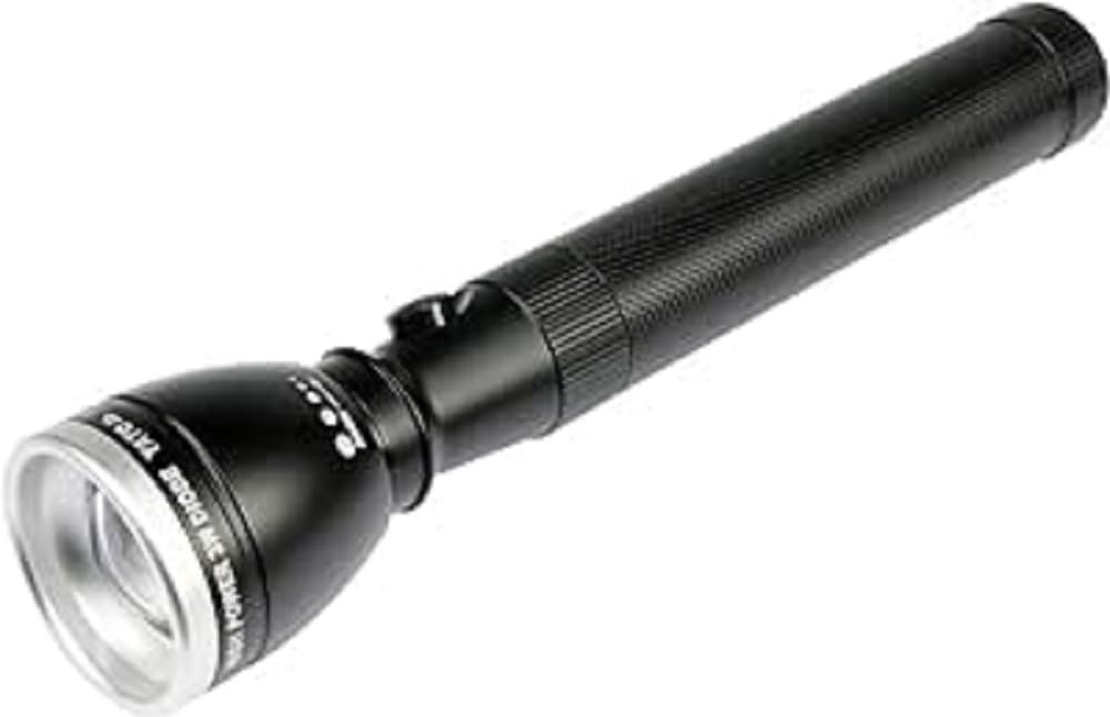 Yato YT-08577 – Metal Torch W/Diode Xpe Cree, Black, 2 x C