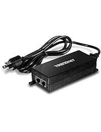 TRENDnet Gigabit Power over Ethernet (PoE) Injector, Full Duplex Gigabit Speed Supported