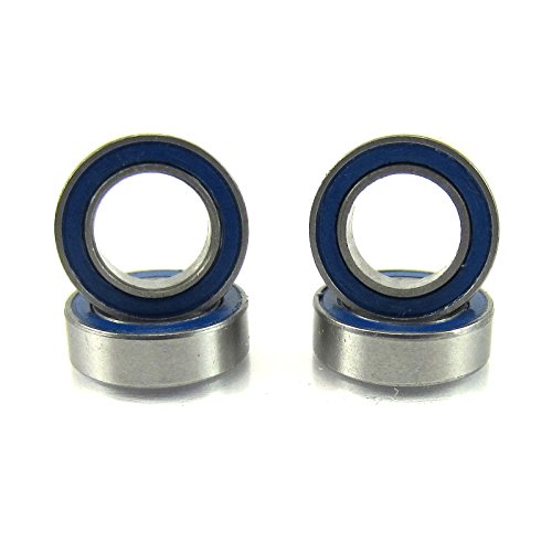 6x10x3mm Precision Ball Bearings ABEC 3 Rubber Seals (4) MR106-2RS-BU