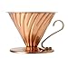HARIO VDP-02CP V60 Copper Dripper for 1-4 Cups, Made in Japan