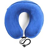 Travelrest - Therapeutic Memory Foam Travel & Neck Pillow - Washable Micro-Fiber Cover - Attaches to Luggage - Molds Perfectly to Your Neck and Head (2-Year Warranty)