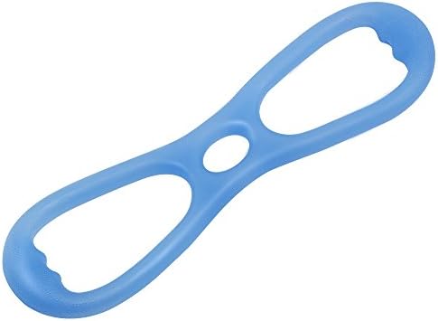 Sandure Chest Expander Chest Muscle Exercise Rope, Silicone Fitness Elastic Stretch Pull Rope for Slimming, Bodybuilding, Yoga, Gym - Blue