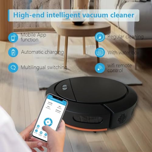 Robot Vacuum and Mop Combo, 4500Pa Strong Suction, LiDAR Navigation, Carpet Boost, Multi-Floor Mapping, Ideal for Pet Hair Hard Floor and Low-Pile Carpet