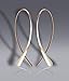 RIBBONXSGFR Ribbon Earrings extra short 14K Rose Gold-filled
