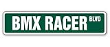 BMX RACER Street Sign bike frame bars race signs gift