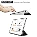Infiland iPad Pro 12.9 2018 Case, Ultra Slim Tri-Fold Shell Case Cover Compatible with iPad Pro 12.9 Inch 2018 Release (Auto Wake/Sleep), Black