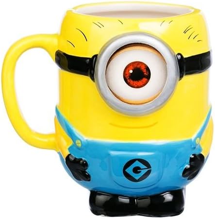 Licenssing Essentials Despicable Me Minion Carl 3D Moulded Ceramic Coffee Mug