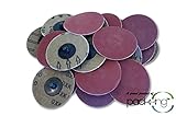 25 PC 3 Inch Roloc Discs 240 Grit (Extra Fine) R Type Sanding Abrasives