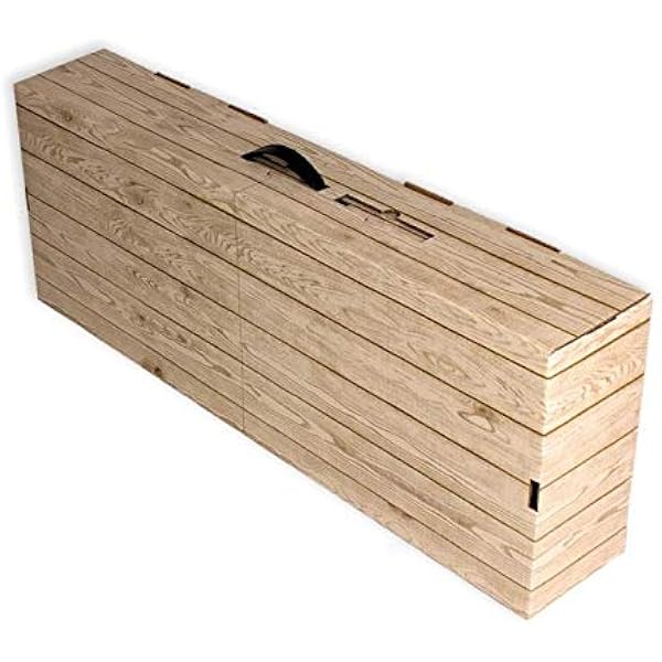 20 Cajas de cartón para jamones. Imitación caja madera: Amazon.es: Oficina y papelería