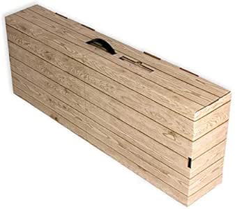 20 Cajas de cartón para jamones. Imitación caja madera: Amazon.es: Oficina y papelería