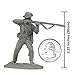 CC CIVIL WAR Confederate Plastic Soldiers - 44th Tennessee 12 GRAY 1:32 Figures