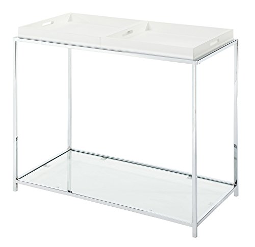Convenience concepts palm beach console table, white