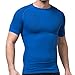 TopTie Men's Compression Undershirt, Short Sleeve Slimming Body Shaper
