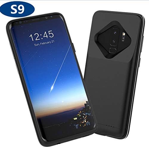 AITOO Samsung Galaxy S9 Case, 4200mAh External Battery Case for Galaxy S9 Wireless Charging Charger Case- Matte Black(2019)