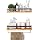 Sungmor Gusseisen-Regale Set – 2 Schwebende Wandregale Im Viktorianischen Design Für Wohnzimmer & Bad