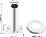 vidaXL 304 Stainless Steel Pool Ladder Handrail Brackets 2 pcs Set view 4