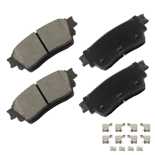 cciyu D2391 Brake Pads w/Hardware Rear Disc Brake Pad Set at Amazon
