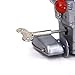 Wind Up Robot Toy Collectible Gift w/ Key Silver Grey