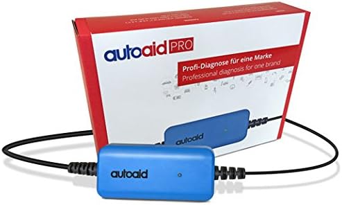 autoaid® Pro OBD2 Diagnostic tool for all VW Audi Seat & Skoda cars incl Service Reset, EPB, Coding and many more in English